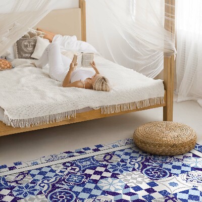 Tapis vinyle rectangulaire Carreaux de mosaïque décoratifs espagnols