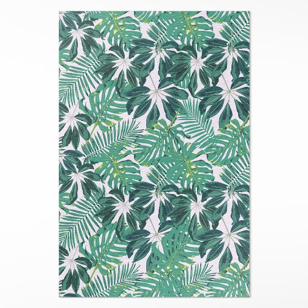 Tapis vinyle Feuilles de palmier végétation tropicale