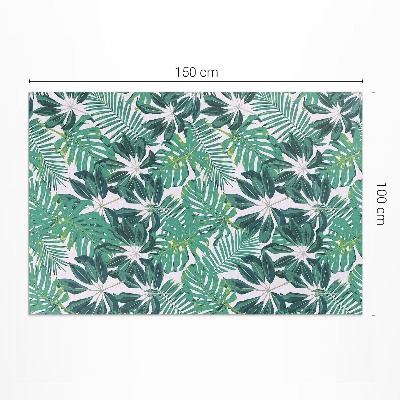 Tapis vinyle Feuilles de palmier végétation tropicale