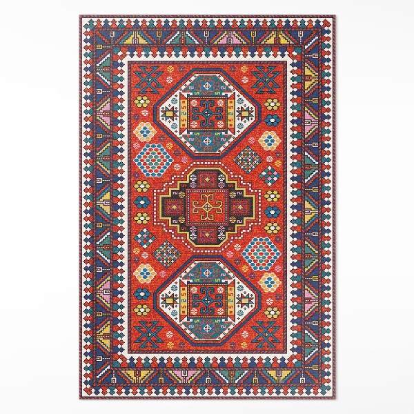 Tapis vinyle Tissu imitation motif décoratif turc