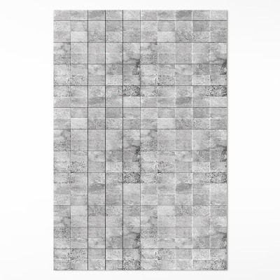 Tapis vinyle Carreaux de pierre clairs Carreaux industriels