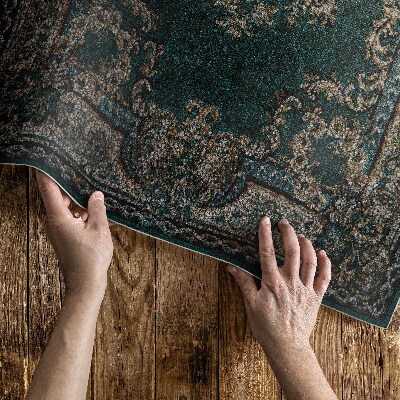 Tapis vinyle rectangulaire Motif décoratif persan à l'ancienne