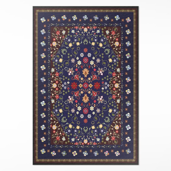 Tapis vinyle Magnifique motif de petites fleurs vintage