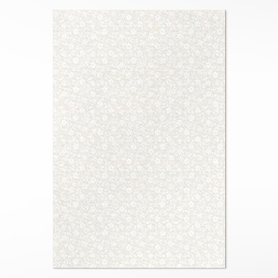 Tapis vinyle rectangulaire Petites fleurs sauvages bohèmes délicates