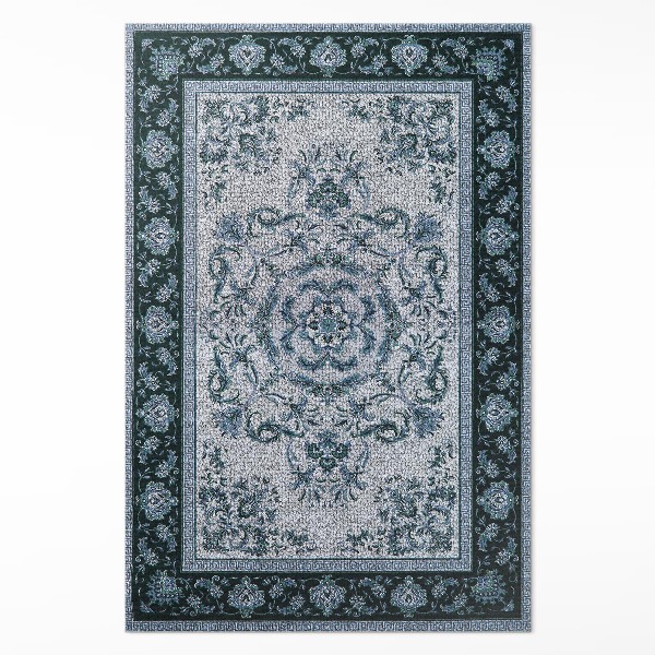 Tapis vinyle rectangulaire Style persan classique avec motifs floraux
