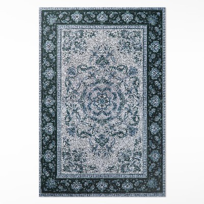 Tapis vinyle rectangulaire Style persan classique avec motifs floraux