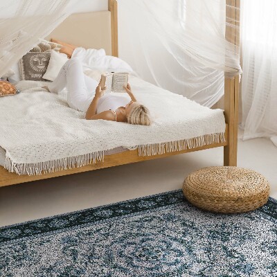 Tapis vinyle rectangulaire Style persan classique avec motifs floraux