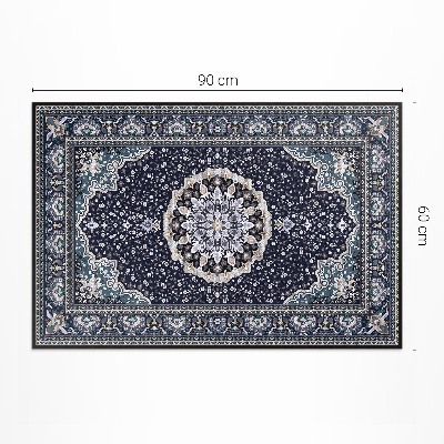 Tapis vinyle Ornement à motifs mandala