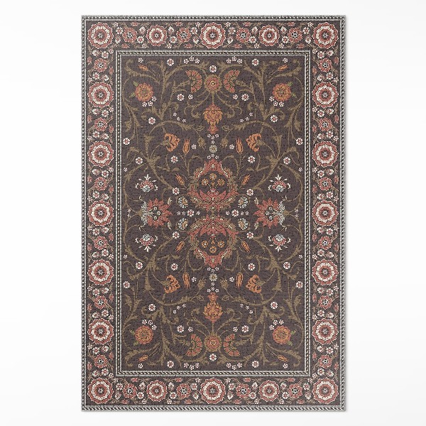 Tapis vinyle Fleurs décoratives classiques