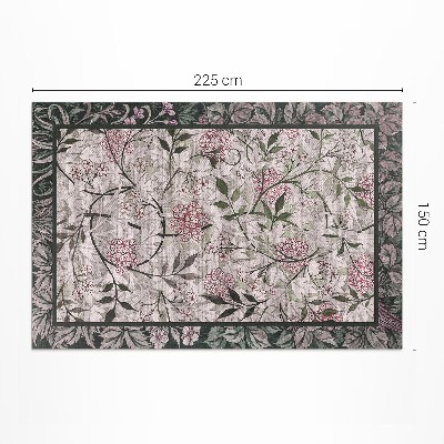 Tapis vinyle rectangulaire Croquis de Jasmine de William Morris