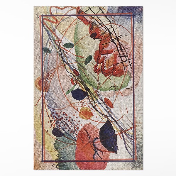 Tapis vinyle Aquarelle colorée de Vassily Kandinsky