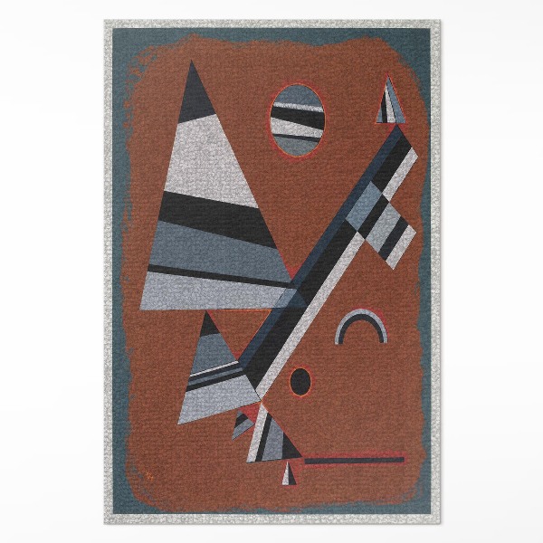 Tapis vinyle rectangulaire Gris de Wassil Kandinsky