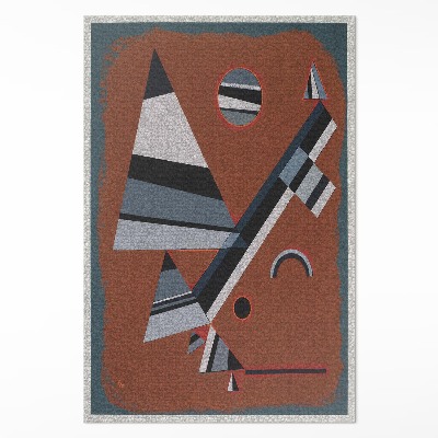 Tapis vinyle rectangulaire Gris de Wassil Kandinsky