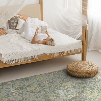 Tapis vinyle rectangulaire Illustration de William Morris Jasmine