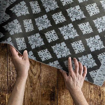 Tapis vinyle Motif décoratif ornement à la mode