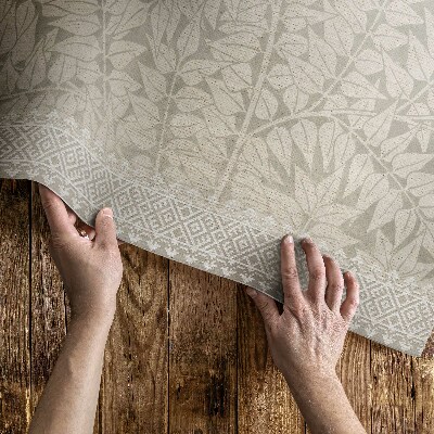 Tapis vinyle rectangulaire Brindilles et feuilles William Morris