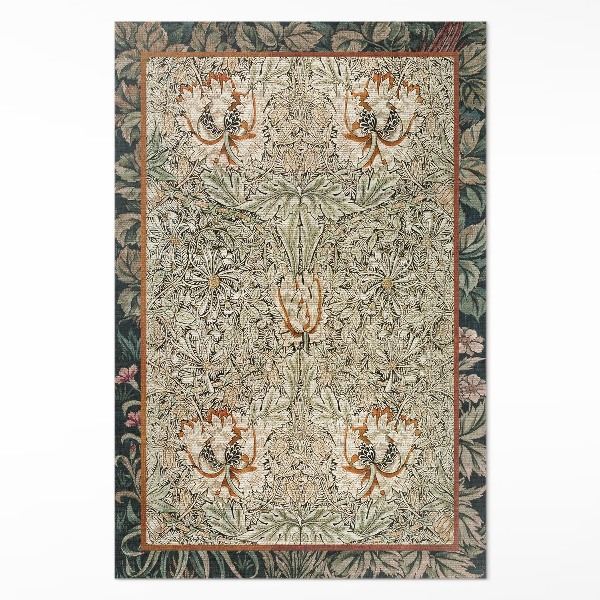 Tapis vinyle rectangulaire Chèvrefeuille William Morris