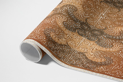 Tapis vinyle Motif oriental à volutes décoratives