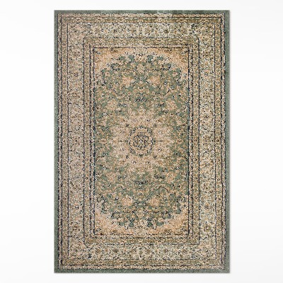 Tapis vinyle rectangulaire Motif ornemental vintage classique