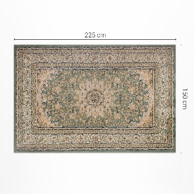 Tapis vinyle rectangulaire Motif ornemental vintage classique