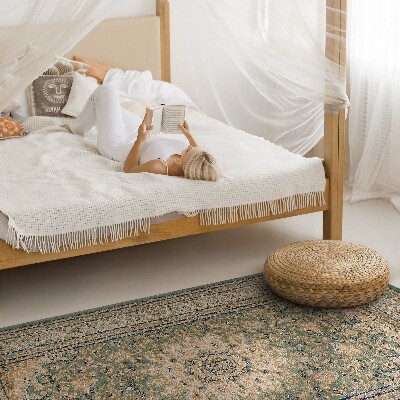 Tapis vinyle rectangulaire Motif ornemental vintage classique