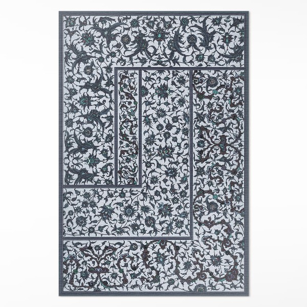 Tapis vinyle rectangulaire Le lierre fleuri d'Albert Racinet