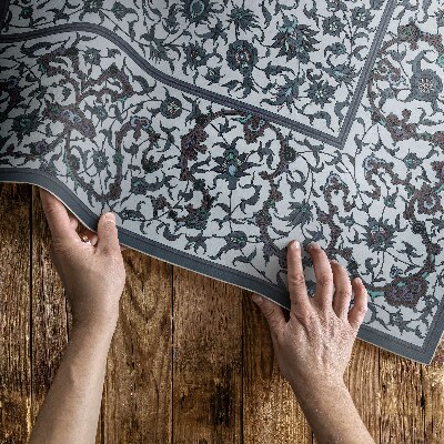 Tapis vinyle rectangulaire Le lierre fleuri d'Albert Racinet