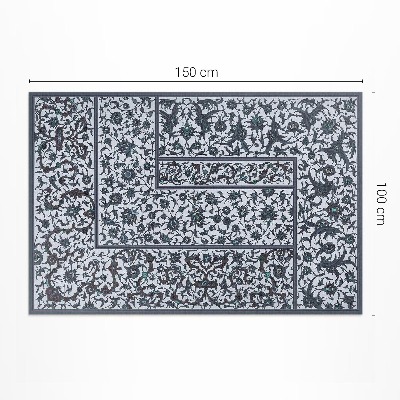 Tapis vinyle rectangulaire Le lierre fleuri d'Albert Racinet