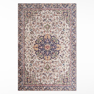 Tapis vinyle Grenade florale classique