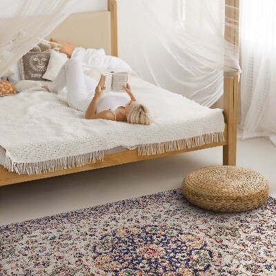 Tapis vinyle Grenade florale classique