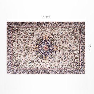Tapis vinyle Grenade florale classique