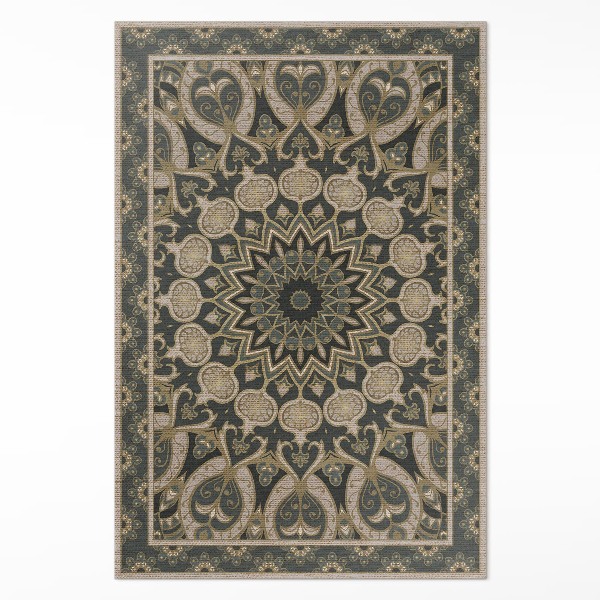 Tapis vinyle Mandala décoratif ornemental