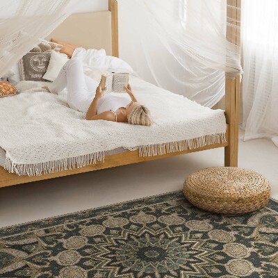 Tapis vinyle Mandala décoratif ornemental