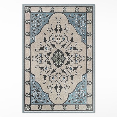 Tapis vinyle rectangulaire Motif délicat de Sir Matthew Digby Wyatt