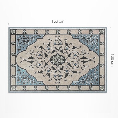 Tapis vinyle rectangulaire Motif délicat de Sir Matthew Digby Wyatt