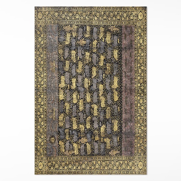 Tapis vinyle Motif décoratif avec détails ornementaux