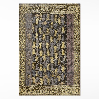 Tapis vinyle Motif décoratif avec détails ornementaux