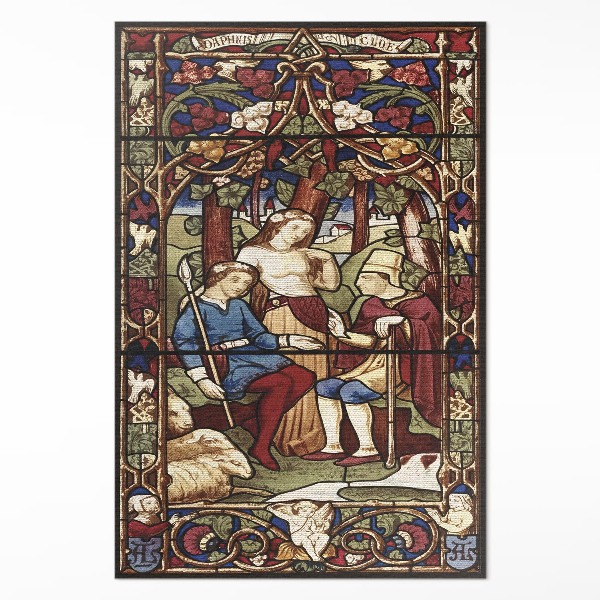 Tapis vinyle Imitation de vitrail gothique de Sir Digby Wyatt