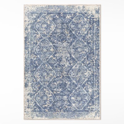 Tapis vinyle rectangulaire Ornement élégant à motif vintage usé