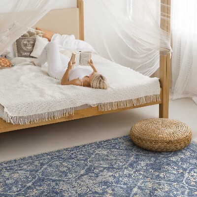 Tapis vinyle rectangulaire Ornement élégant à motif vintage usé