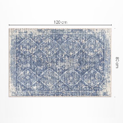 Tapis vinyle rectangulaire Ornement élégant à motif vintage usé