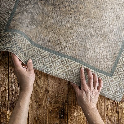 Tapis vinyle rectangulaire Dentelle vintage délicate