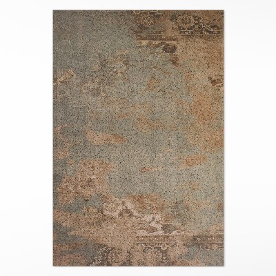 Tapis vinyle Motif patchwork vintage minable