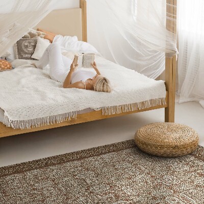 Tapis vinyle rectangulaire Motif vintage en mosaïque ornementale