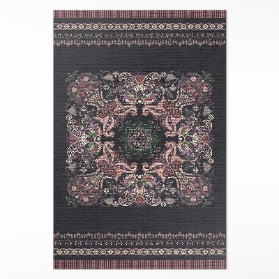 Tapis vinyle rectangulaire Motif végétal décoratif élégant