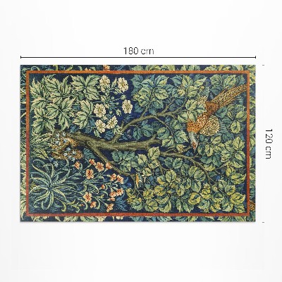 Tapis vinyle Modèle de jardin de William Morris et John Henry