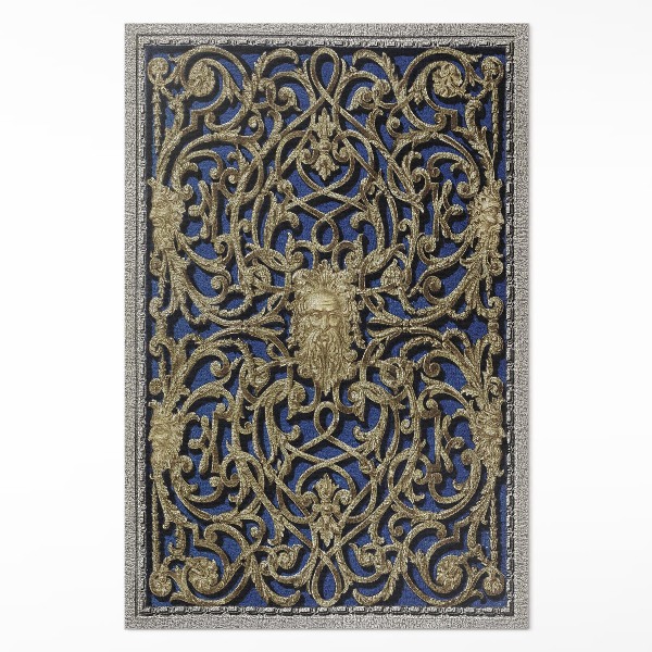 Tapis vinyle rectangulaire Ornement Arabesque de Sir Matthew Digby Wyatt