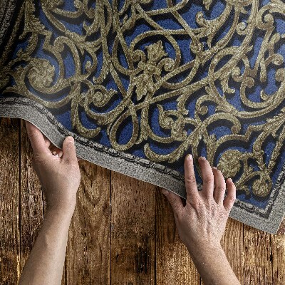 Tapis vinyle rectangulaire Ornement Arabesque de Sir Matthew Digby Wyatt