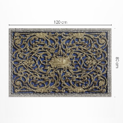 Tapis vinyle rectangulaire Ornement Arabesque de Sir Matthew Digby Wyatt