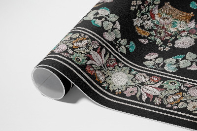 Tapis vinyle Nature morte vintage à motifs végétaux